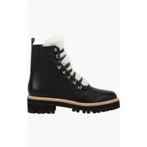 Marc Fisher Ltd Izzie Cold Weather Boots Black Leather - 9.5