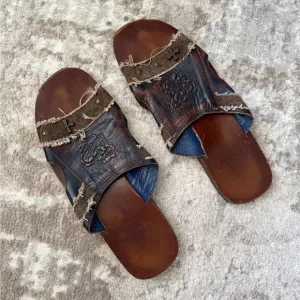 Mark Nason Dragon Leather Sandals