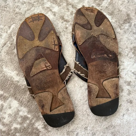Mark Nason Dragon Leather Sandals