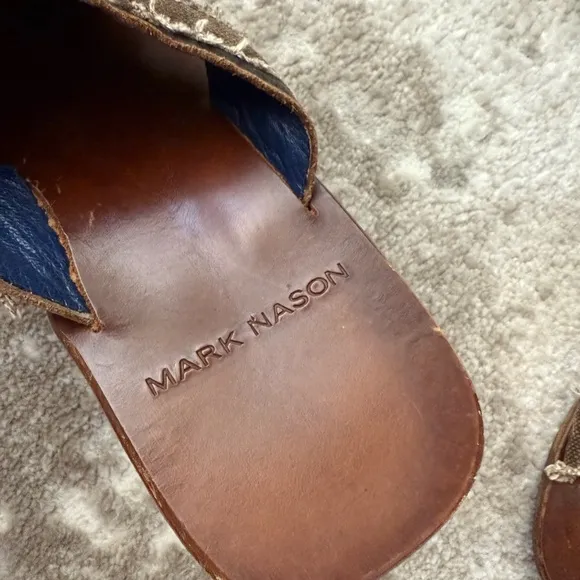 Mark Nason Dragon Leather Sandals