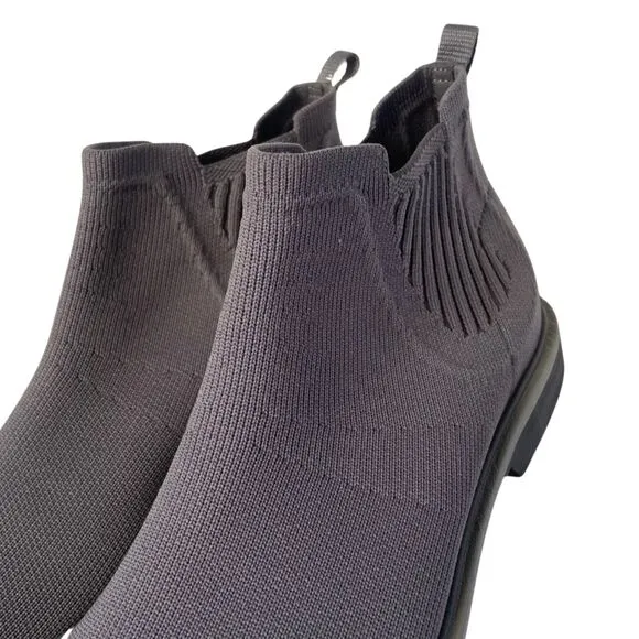 Mark Nason Men's Los Angeles Tamar Chelsea Dress Knit Boots Gray US 6.5 New