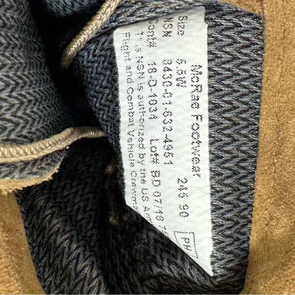 MCRAE Gore-Tex Coyote Men's Hot Weather Military Vibram Sole Combat Boots 5.5