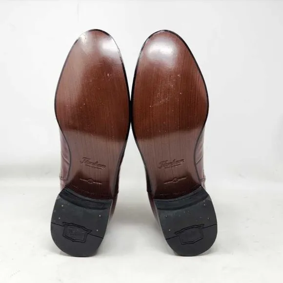 Men's 10.5 Florsheim Duke brown dress boots in Antique Gold Cavallo