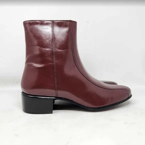 Men's 10.5 Florsheim Duke brown dress boots in Antique Gold Cavallo