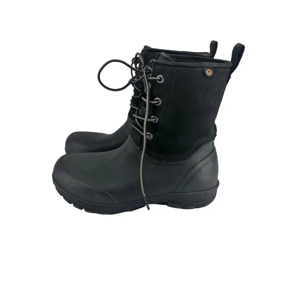 Men's 7 Bogs Sauvie Snow Leather Boots -40F Waterproof New