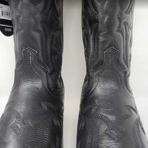 Men's 8 EW X-Wide Laredo 6860 12&quot; Hawk black western cowboy snip toe dress boots