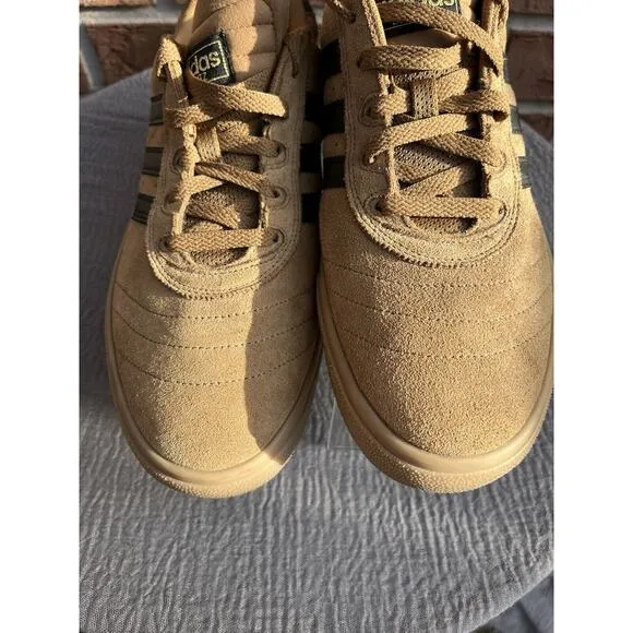 Men's Adidas Busenitz Brown/Tan and Black Raw Desert Gum Size 13.5