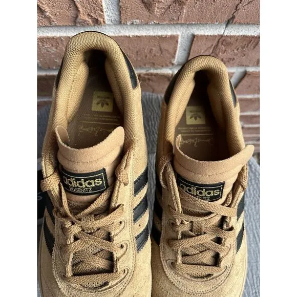 Men's Adidas Busenitz Brown/Tan and Black Raw Desert Gum Size 13.5