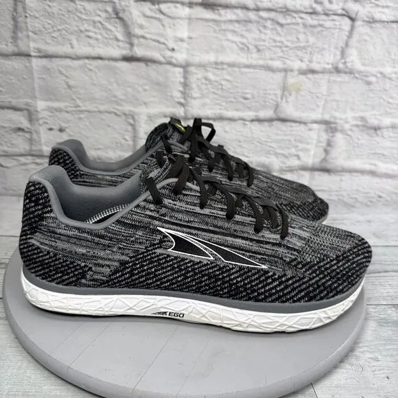 MENS ALTRA ESCALANTE 2 RUNNING SHOES SIZE 9.5 GRAY BLACK WHITE ALM1933G220