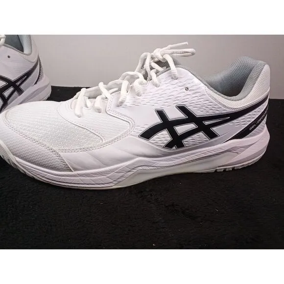 Men's Asics Gel Dedicate 8 104a408 101 White And‎ Black Size 13