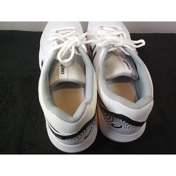 Men's Asics Gel Dedicate 8 104a408 101 White And‎ Black Size 13