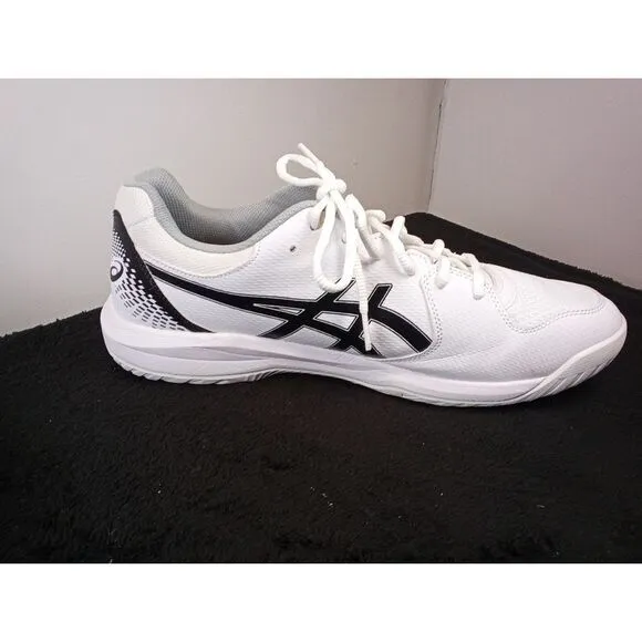 Men's Asics Gel Dedicate 8 104a408 101 White And‎ Black Size 13