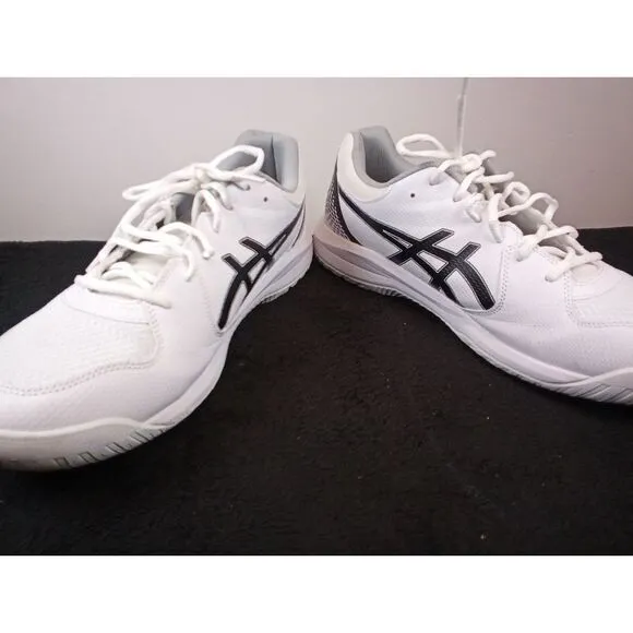 Men's Asics Gel Dedicate 8 104a408 101 White And‎ Black Size 13