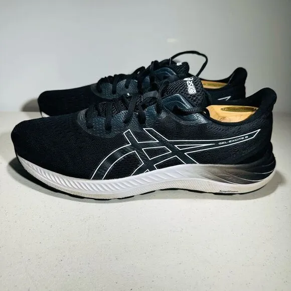 Men’s ASICS GEL-Excite 8 Running Shoes Sz 11, 1/2 Black AmpliFoam 1011B036