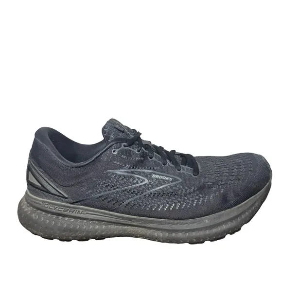 Men’s brooks glycerin 19 athletic running shoes size 12.5 D black