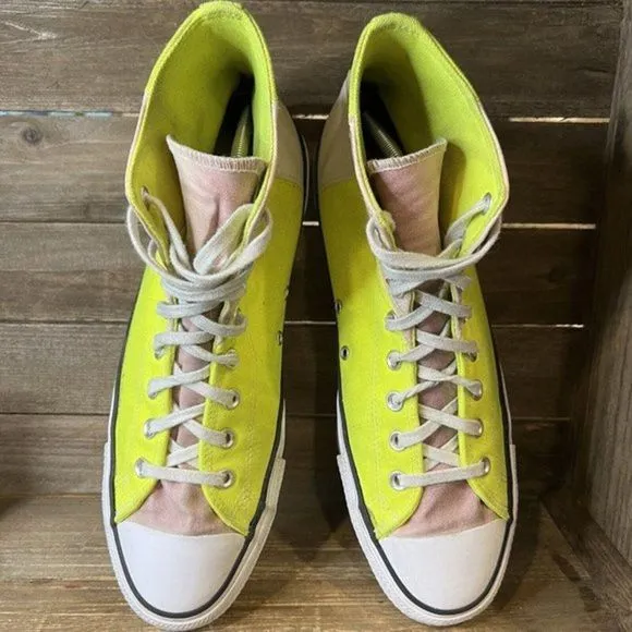 Mens Converse UV Light Changing Color High Top All Star Shoes Sneakers Size 12 M