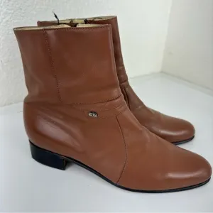 Men's Dress Ankle Boots El Besserro Genuine Leather Color Honey botin de vestir