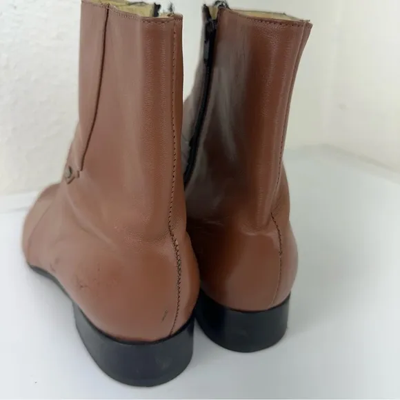 Men's Dress Ankle Boots El Besserro Genuine Leather Color Honey botin de vestir