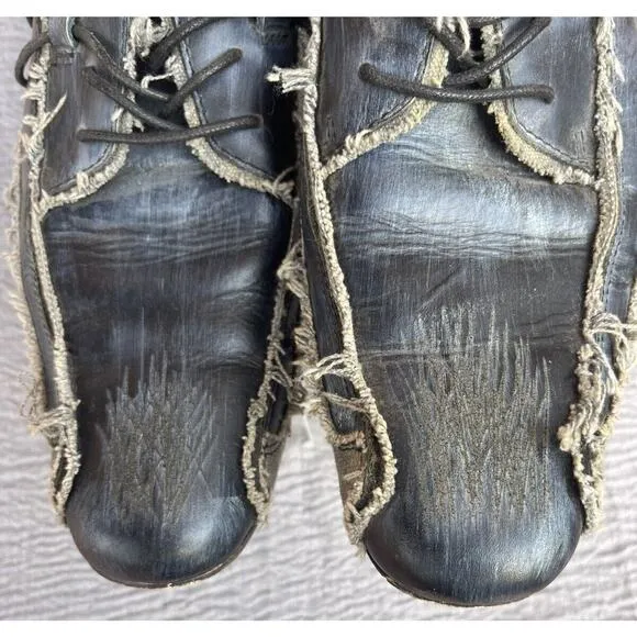 Men's Gordon Rush Vertigo Project Leather Distressed Shoes Size 12