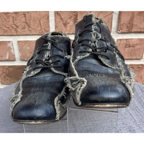 Men's Gordon Rush Vertigo Project Leather Distressed Shoes Size 12