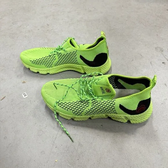 Mens Marc Ecko UNLTD Lime Green Running Knit Light Sneakers Shoes Size 11 - BUB