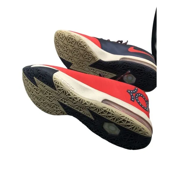 Men's Nike KD VI 6 DC Light Crimson Obsidian Basketball Shoes Sz 8 599424 600