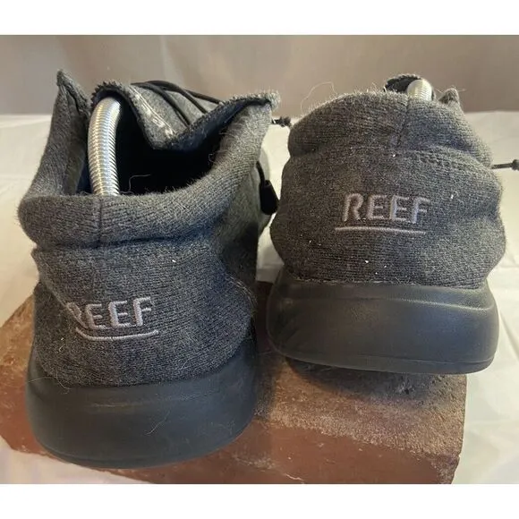 Men's Reef Cushion Coast Dark Gray Shoes-Size‎ 12-Excellent Condition
