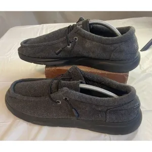 Men's Reef Cushion Coast Dark Gray Shoes-Size‎ 12-Excellent Condition