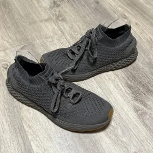 Men's size 8 Nobull workout lightweight gray knit runner athletic shoes