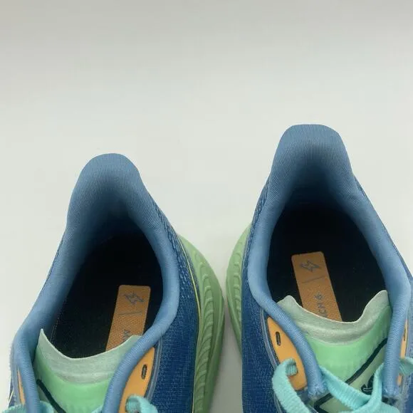 Mens Size 9.5D Hoka One One Mach 6 Blue Running Shoes Sneakers 1147790 DDW