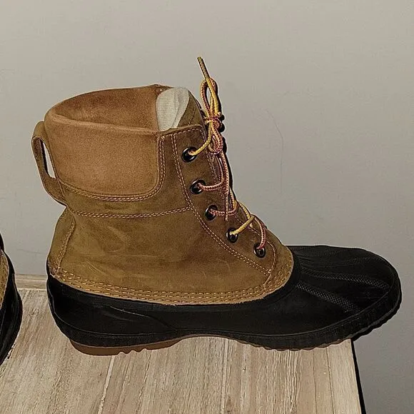 Men’s Sorel Cheyenne II Lace up Duck Winter Waterproof Boots Size 11