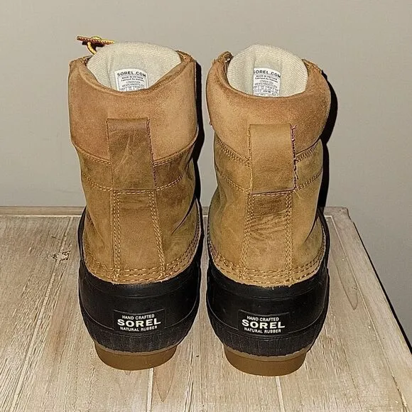 Men’s Sorel Cheyenne II Lace up Duck Winter Waterproof Boots Size 11