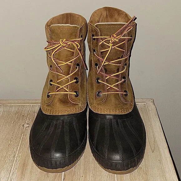 Men’s Sorel Cheyenne II Lace up Duck Winter Waterproof Boots Size 11