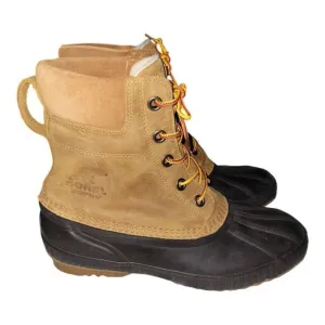 Men’s Sorel Cheyenne II Lace up Duck Winter Waterproof Boots Size 11