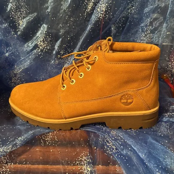 Mens TIMBERLAND Tan Waterproof Chukka Boot Sz 10 Barely Worn Lace Up