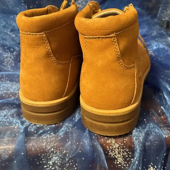 Mens TIMBERLAND Tan Waterproof Chukka Boot Sz 10 Barely Worn Lace Up