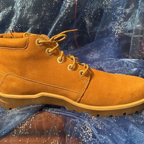 Mens TIMBERLAND Tan Waterproof Chukka Boot Sz 10 Barely Worn Lace Up