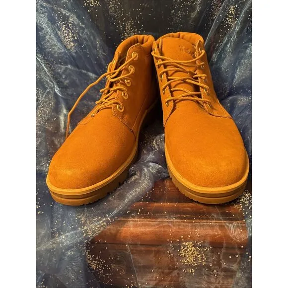 Mens TIMBERLAND Tan Waterproof Chukka Boot Sz 10 Barely Worn Lace Up
