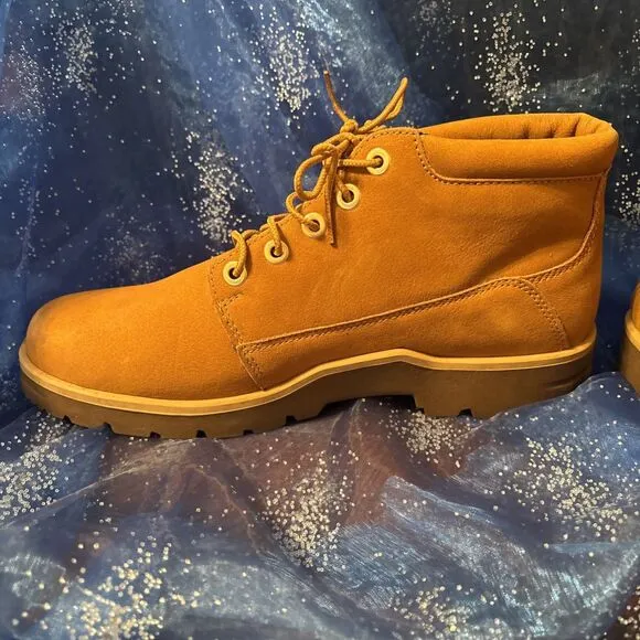 Mens TIMBERLAND Tan Waterproof Chukka Boot Sz 10 Barely Worn Lace Up