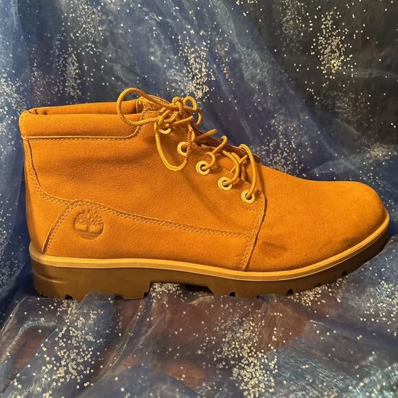 Mens TIMBERLAND Tan Waterproof Chukka Boot Sz 10 Barely Worn Lace Up