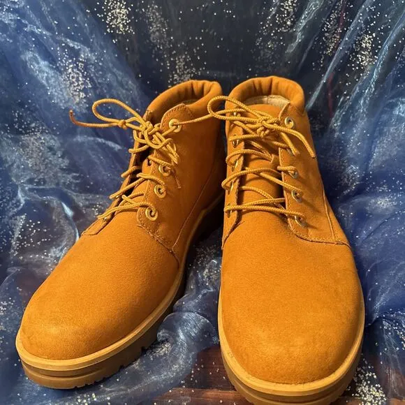 Mens TIMBERLAND Tan Waterproof Chukka Boot Sz 10 Barely Worn Lace Up