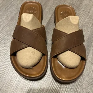 MENS UGG AUSTRALIA SLIP ON SANDALS SIZE 10WAINSCOTT