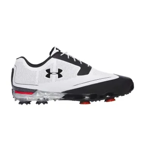 Men’s UNDER ARMOUR Tour Tips Golf Shoes- white/black/red. Size 12