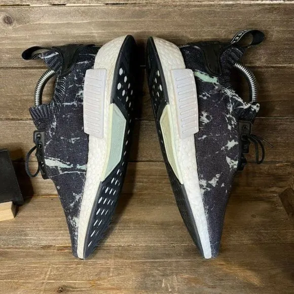 Mens Adidas‎ NMD R1 Marble Aero Green Athletic Running Sneakers Shoes Size 6 M