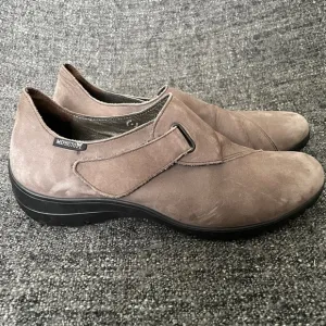 Mephisto Luce Air Jet Shoes Taupe Grey Bucksoft Nubuck Leather Women’s Size 7.5