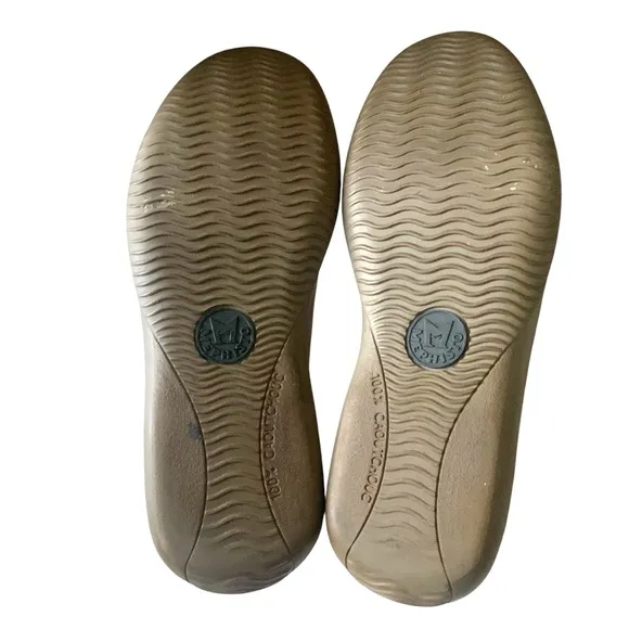 MEPHISTO Men's Air-Jet Leather Shoes Slip-On Casual Tan