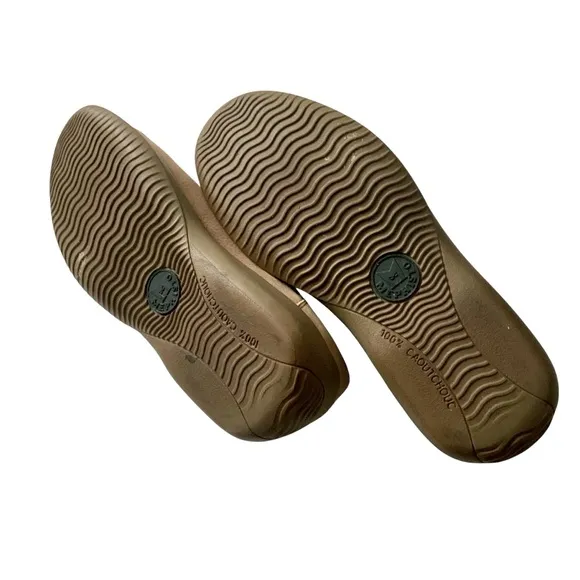 MEPHISTO Men's Air-Jet Leather Shoes Slip-On Casual Tan