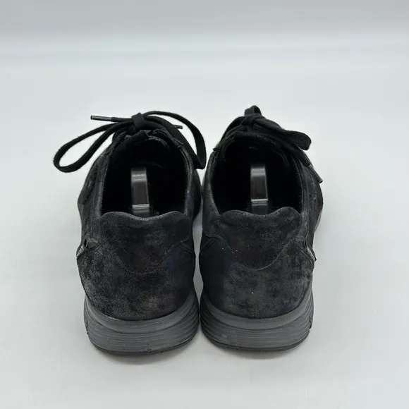 Mephisto Yael Petroleum Leather Sneakers Runoff Air-Jet System Women's Sz 7