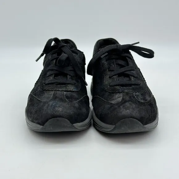 Mephisto Yael Petroleum Leather Sneakers Runoff Air-Jet System Women's Sz 7