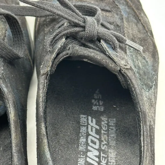 Mephisto Yael Petroleum Leather Sneakers Runoff Air-Jet System Women's Sz 7